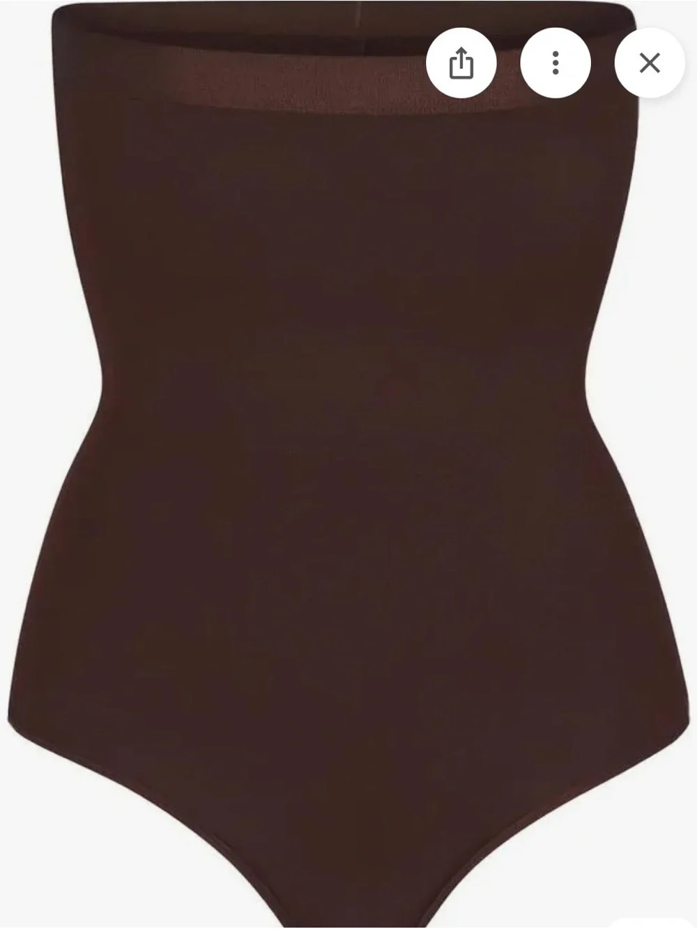 SKIMS Swim skirt AND high waisted thong